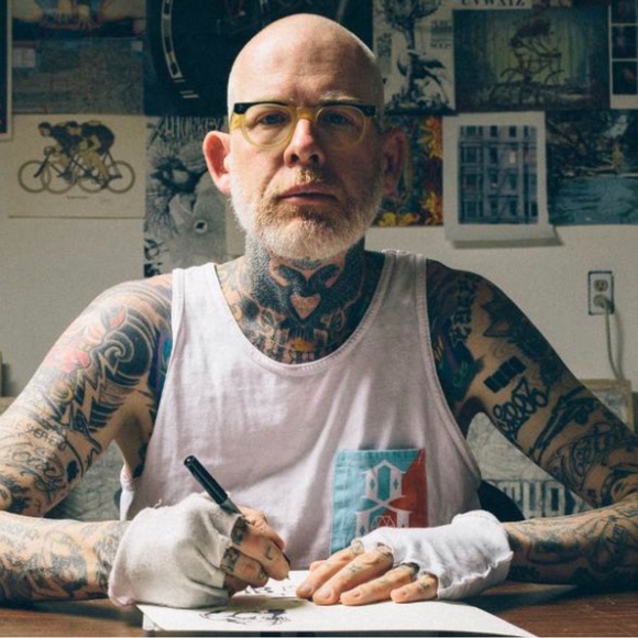 Mike Giant Frames by Melissa Eyewear GLA.53 C.240 Yellow Vintage Brow Line - Picture 2 of 7